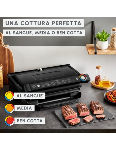 BISTECCHIERE: vendita online MOULINEX GI727810 INTELLIGENT GRILL BISTECCHIERA in offerta
