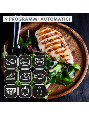 BISTECCHIERE: vendita online MOULINEX GI727810 INTELLIGENT GRILL BISTECCHIERA in offerta