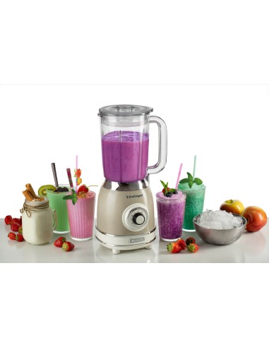 ARIETE 583/00 FRULLATORE VINTAGE BEIGE CON TAZZA IN VETRO