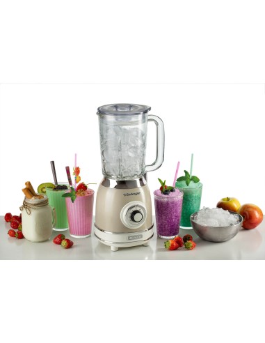 ARIETE 583/00 FRULLATORE VINTAGE BEIGE CON TAZZA IN VETRO