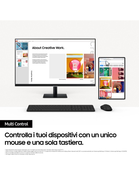 SAMSUNG LS32DM500EUXEN MONITOR 32" FHD/SMART/WIFI/BTH/CASSE AUDIO INT