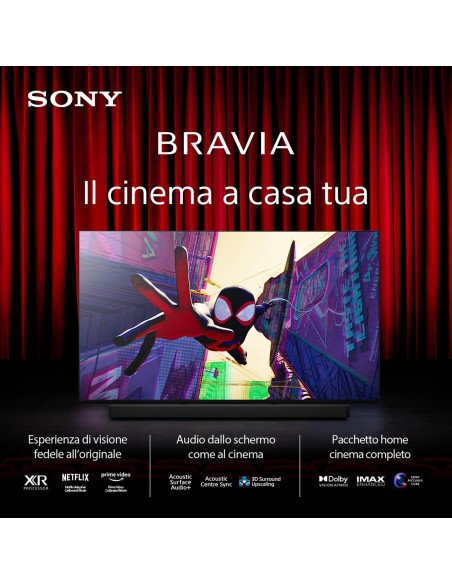 SONY K55XR83P TVC 55" OLED 4K      GOOGLE TV XR ACOUSTIC SURFACE TVSAT