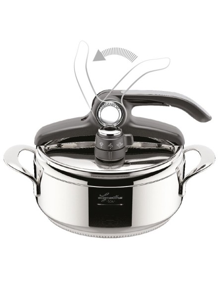 LAGOSTINA 010038010522 PENTOLA A PRESSIONE 3,5L 22CM DELIZ. LAGOEASYUP