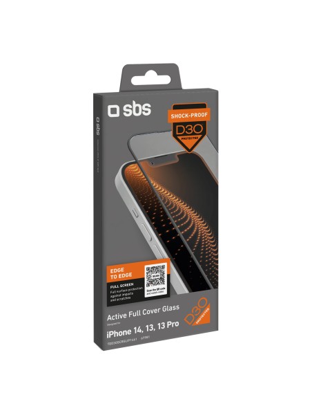 SBS TED3OSCRGLIP1461 IPHONE 14/13/13 PRO VETRO D3O