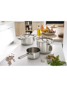 LAGOSTINA 010740031022 CASSERUOLA  FONDA 2 MANIGLIE 22CM ACCIAIO SFIZ. 2