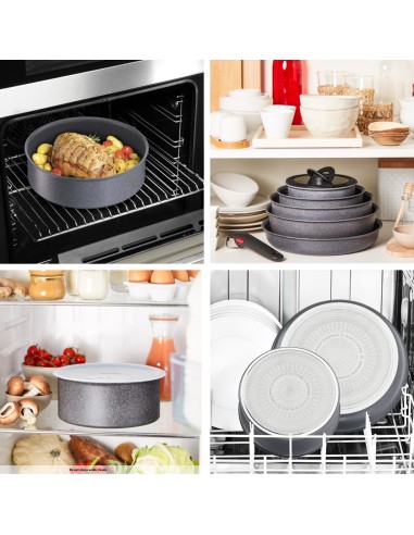 LAGOSTINA 012164041828 WOK 28CM AN TIADERENTE INGENIO MINERALIS GREEN