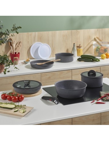 LAGOSTINA 012164041828 WOK 28CM AN TIADERENTE INGENIO MINERALIS GREEN