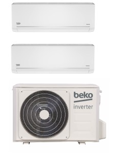 KIT CLIMA BEKO BGMPO141+BGMPI090+BGMPI090 DUAL 9000+9000 WI-FI R32