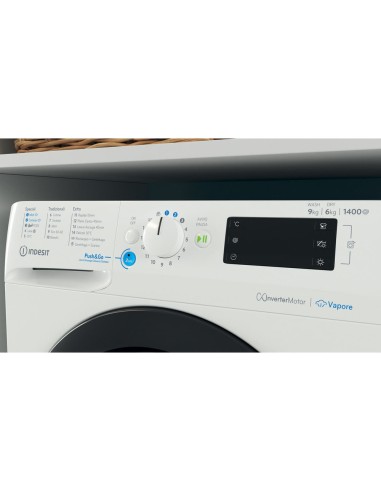 INDESIT BDE96436WKVIT LAVASC. D/A  9/6KG 1400G INVERTER STEAM DISPLAY