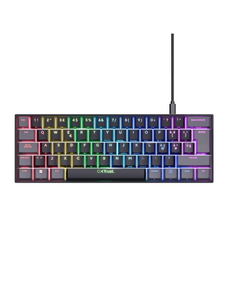 TRUST 24884 GXT 867 ACIRA MECHANICAL RGB TASTIERA GAMING MINI