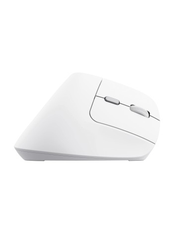 TRUST 25398 BAYO II BIANCO WIRELESS ERGONOMICO VERTICALE RICAR.MOUSE