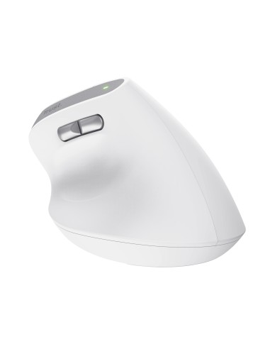 TRUST 25398 BAYO II BIANCO WIRELESS ERGONOMICO VERTICALE RICAR.MOUSE