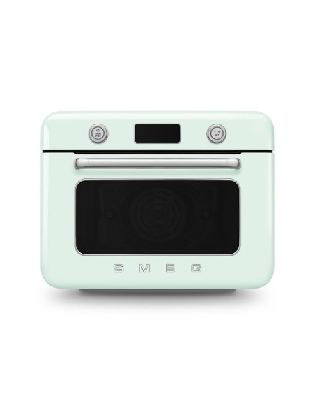 SMEG COF01PGEU FORNO COMBINATO A VAPORE 30 LT 10F GRILL VERDE PASTELLO