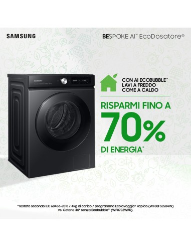 SAMSUNG WW11DB7B94GBU3 LVB A-20% 11KG 1400G VAPORE IG. ECOD. WIFI NERA