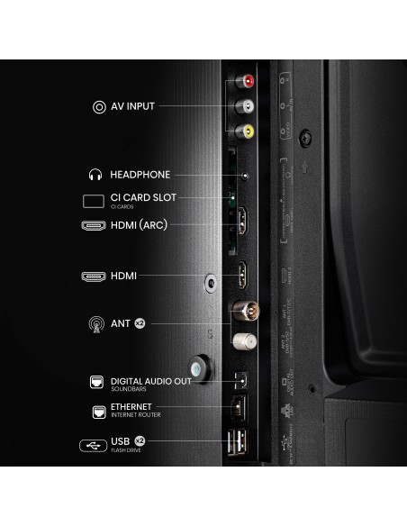 HISENSE 32A49N TVC 32" HD SMART SAT