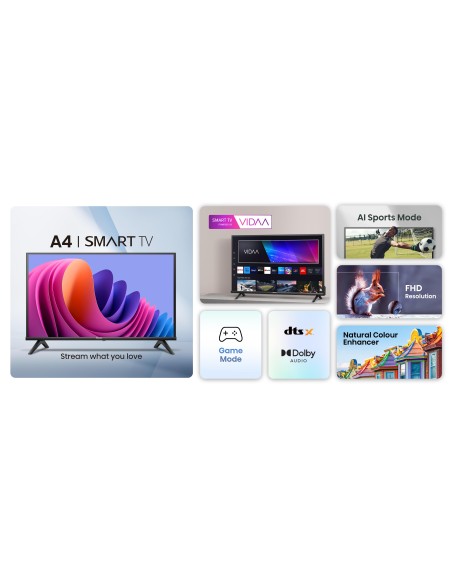 HISENSE 32A49N TVC 32" HD SMART SAT