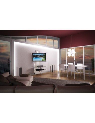 MELICONI GHOST DESIGN 2000 BIANCO ROTATION PARETE ATTREZZATA