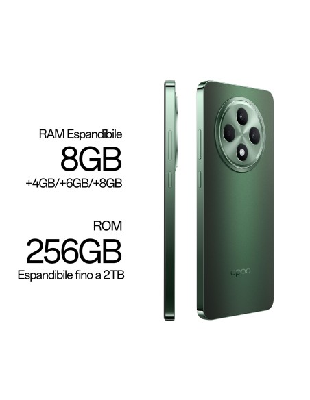 OPPO RENO12F 5G BLACK GREEN 8/256GB 6,67" FHD+ 120HZ