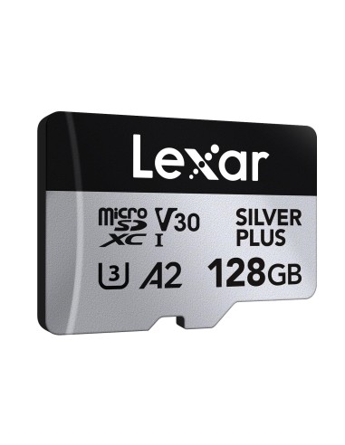 LEXAR MICROSD 128GB SILVER PLUS ACTION CAM L.205MB/S.150MB UHS-I V30