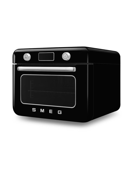 SMEG COF01BLEU FORNO COMBINATO A VAPORE 30 LT 10F GRILL NERO