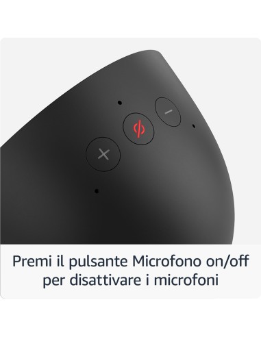 AMAZON ECHO SPOT 2024 OROLOGIO NERO SMART SPEAKER