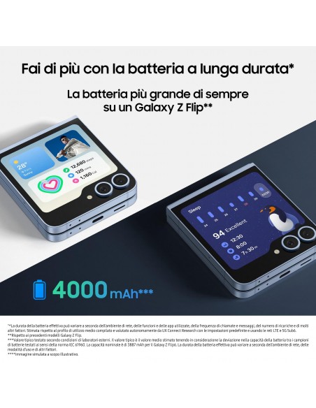 SAMSUNG ZFLIP6 5G SILVER SH. 12/512 SM-F741BZSHEUE