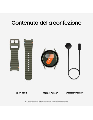 SAMSUNG WATCH7 40MM BT GREEN       SM-L300NZGAITV