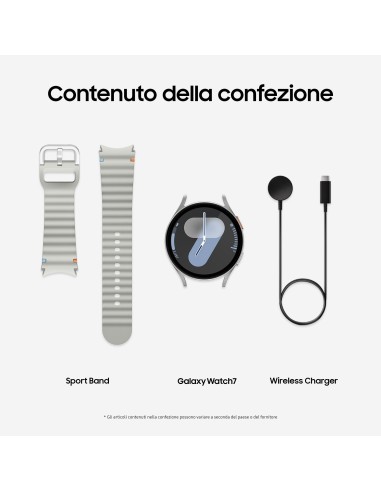 SAMSUNG WATCH7 44MM BT SILVER      SM-L310NZSAITV