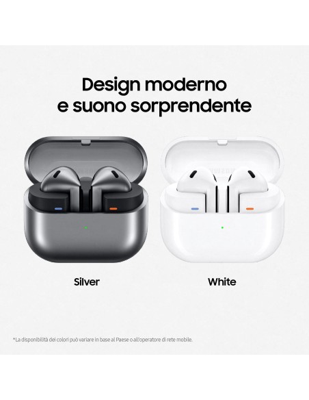 AURICOLARI E VIVAVOCE: vendita online SAMSUNG SM-R530NZA GALAXY BUDS 3 SILVER AURICOLARI BLUETOOTH TWS in offerta