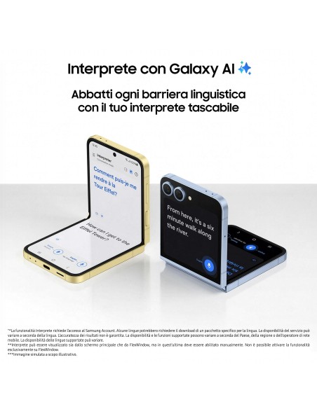 SAMSUNG ZFLIP6 5G BLUE 12/512      SM-F741BLBHEUE