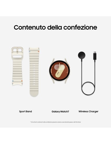 SAMSUNG WATCH7 40MM BT CREAM       SM-L300NZEAITV