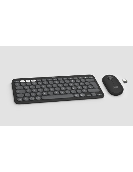 LOGITECH PEBBLE 2 NERO COMBO TASTIERA E MOUSE WIRELESS BLUETOOTH