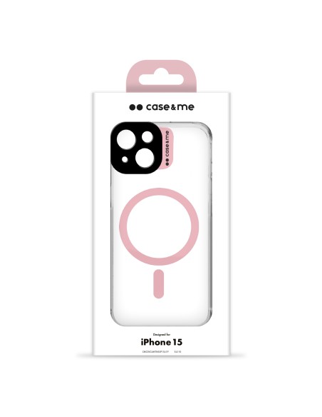 SBS CMCOVCAMTMSIP1561P IPHONE 15 COVER MAGSAFE TRASP/ROSA