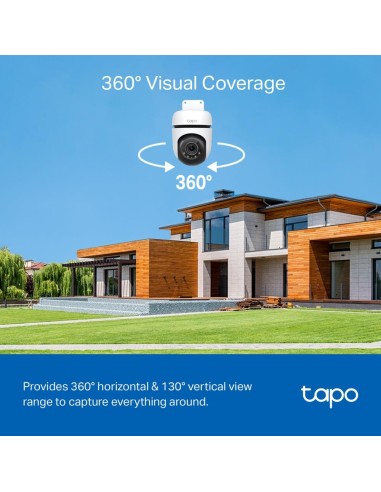 TPLINK TAPO TC41 IP CAM WIFI 2K 3MP PER ESTERNO IP65 VISIONE NOTTURNA