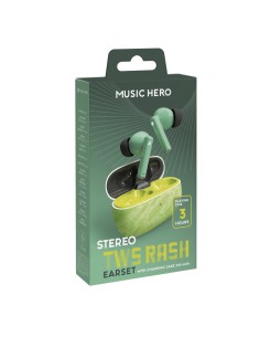 SBS MHTWSRASHBTG AURICOLARI TWS RASH VERDE 2