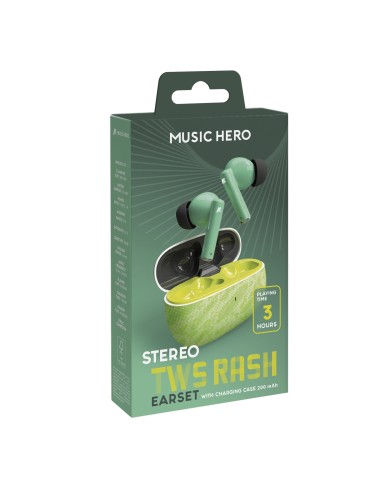 SBS MHTWSRASHBTG AURICOLARI TWS RASH VERDE