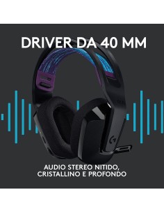 LOGITECH G535 LIGHTSPEED CUFFIA GAMING WIRELESS PC/CONSOLE 2