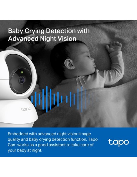 TPLINK TAPO TC71 IP CAM WIFI 2K 3MP DA INTERNO STORAGE MICROSD