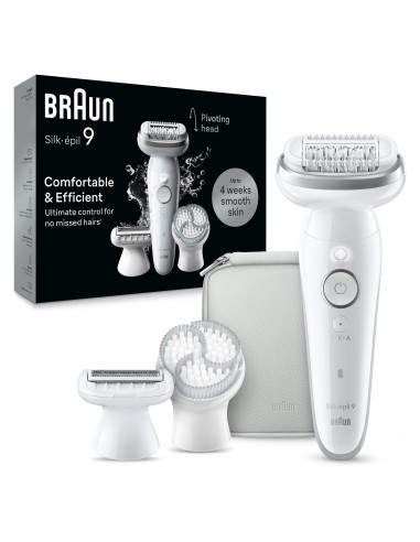 BRAUN SE9061 EPILATORE SILKEPIL    BIANCO/ARGENTO