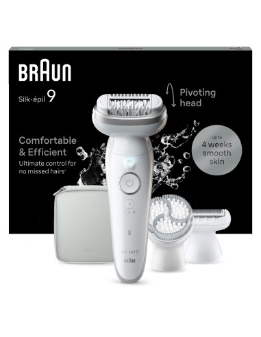 BRAUN SE9061 EPILATORE SILKEPIL    BIANCO/ARGENTO