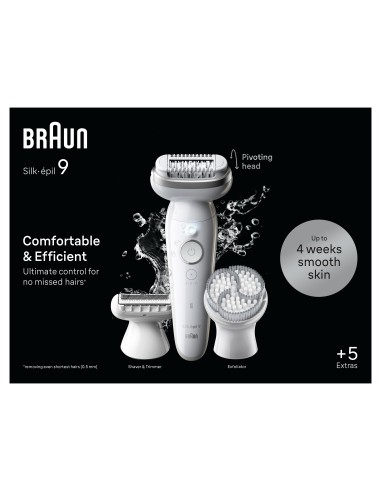 BRAUN SE9061 EPILATORE SILKEPIL    BIANCO/ARGENTO