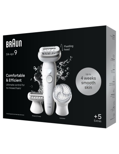 BRAUN SE9061 EPILATORE SILKEPIL    BIANCO/ARGENTO