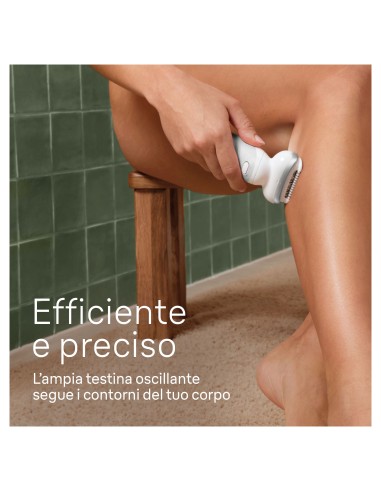 BRAUN SE9061 EPILATORE SILKEPIL    BIANCO/ARGENTO
