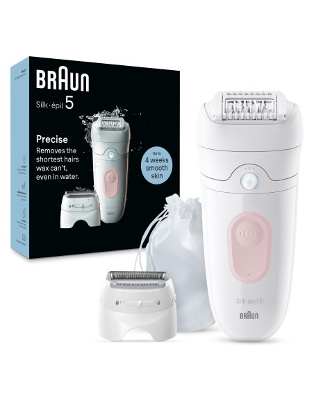 BRAUN SE5030 EPILATORE SILKEPIL    BIANCO/ROSA