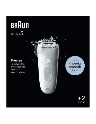 BRAUN SE5011 EPILATORE SILKEPIL    BIANCO/GRIGIO