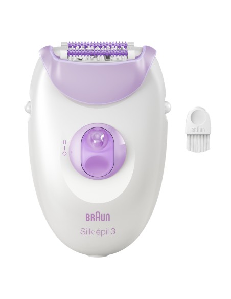 EPILATORI E DEPILATORI: vendita online BRAUN SE3000 EPILATORE SILKEPIL A RETE BIANCO/VIOLA in offerta
