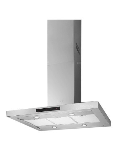 SMEG KICTIS90BL CAPPA A+ 90CM INOX SATINATO DECORATIVA ISOLA 3VEL.