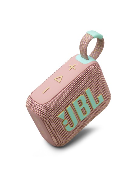 JBL GO 4 ROSA SPEAKER BLUETOOTH 5.2 IP67 AURACAST 7 ORE AUTONOMIA