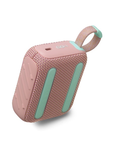 JBL GO 4 ROSA SPEAKER BLUETOOTH 5.2 IP67 AURACAST 7 ORE AUTONOMIA