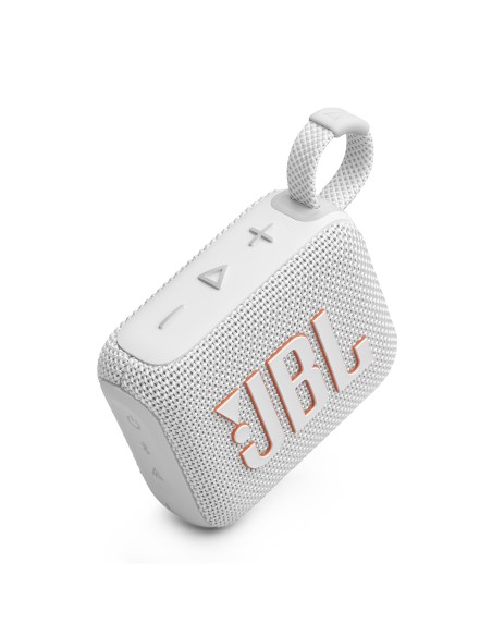 JBL GO 4 BIANCO SPEAKER BLUETOOTH 5.2 IP67 AURACAST 7 ORE AUTONOMIA